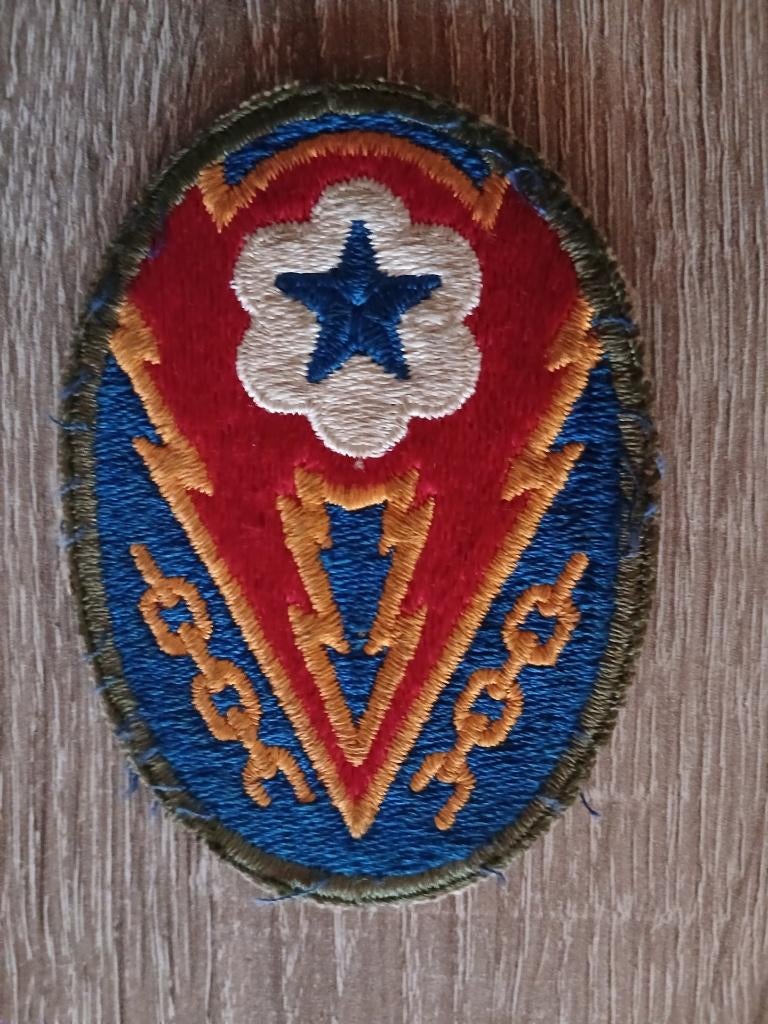 ETO  Patch., Ophalen of Verzenden, Landmacht, Amerika, Embleem of Badge