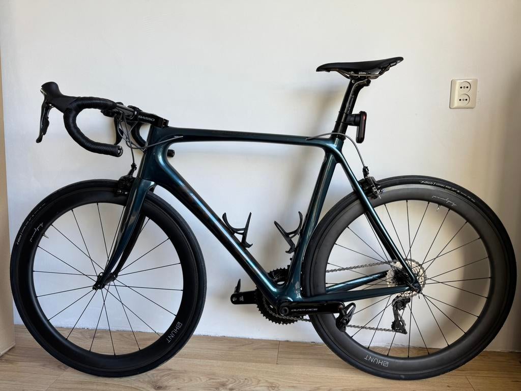 Hunt 52 Carbon Aerodynamicist Racefiets Wielen Velgrem, Ophalen, Zo goed als nieuw