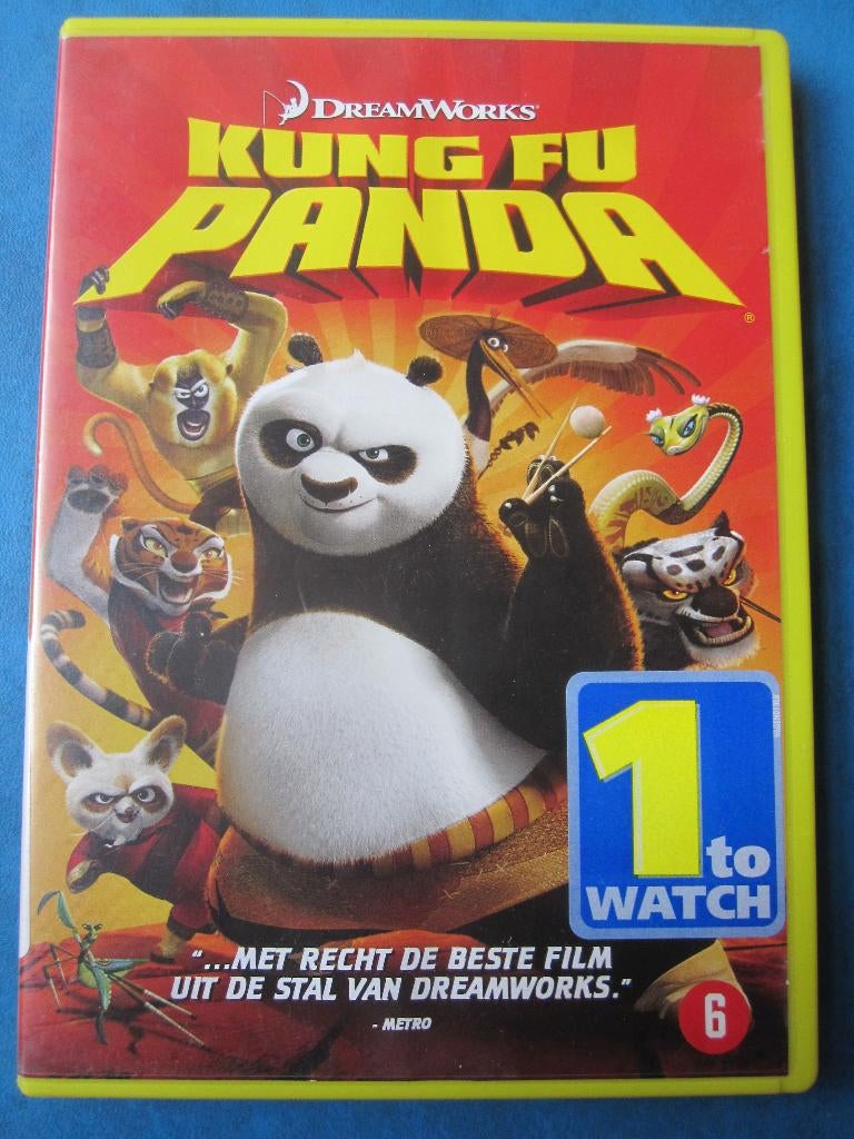 Kung Fu Panda (2008), Cd's en Dvd's, Dvd's | Tekenfilms en Animatie, Zo goed als nieuw, Amerikaans, Tekenfilm, Vanaf 6 jaar, Ophalen of Verzenden