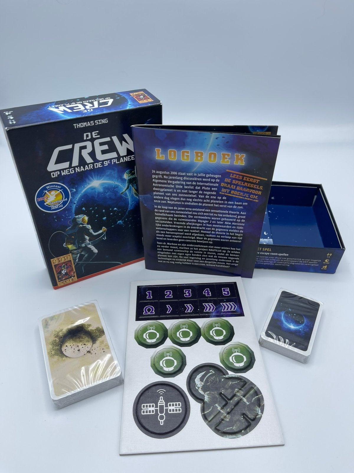 De crew - op weg naar de planeet, Hobby en Vrije tijd, Gezelschapsspellen | Bordspellen, Ophalen of Verzenden, Zo goed als nieuw