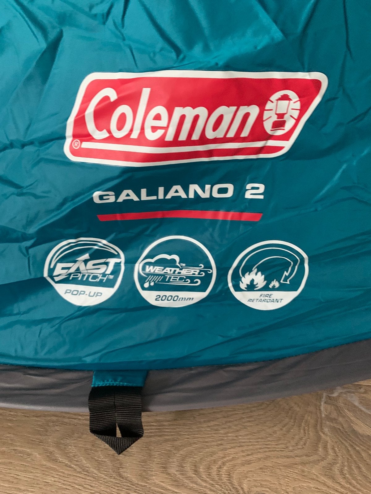 Pop up tent: Coleman Galiano 2 persoons, Caravans en Kamperen, Luchtbedden, Ophalen of Verzenden, Zo goed als nieuw