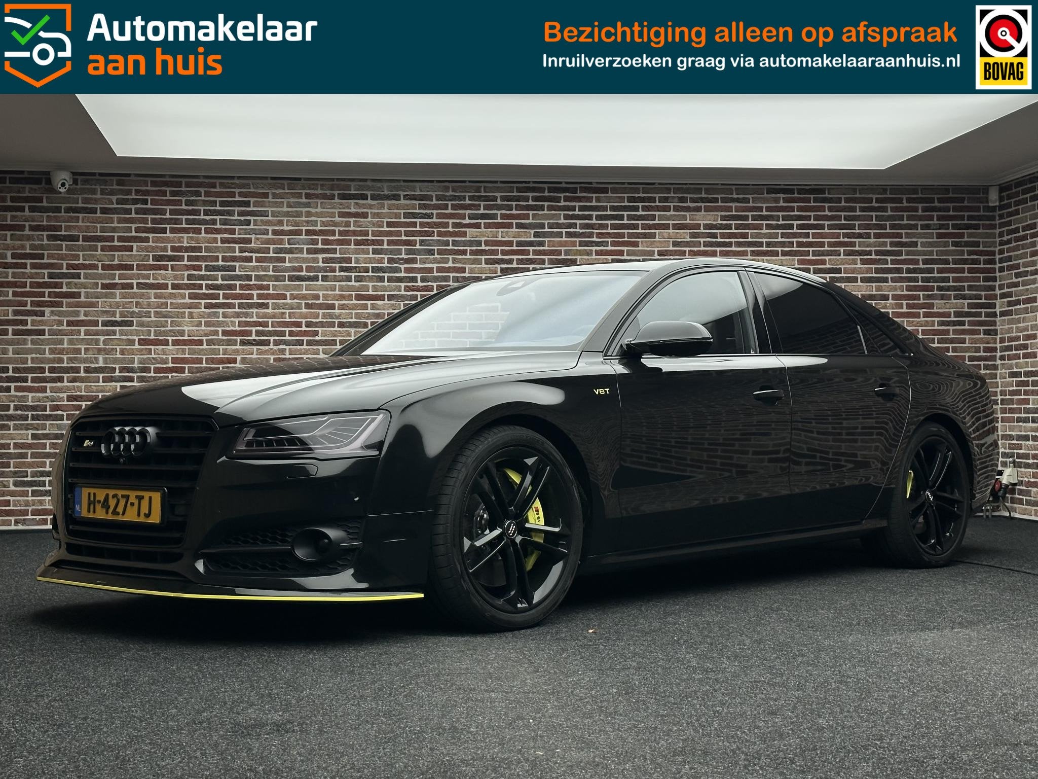 Audi A8 4.0 TFSI S8 plus quattro Pano| Head up| B&O, Auto's, Automaat, Dealer onderhouden, Gebruikt, Bedrijf