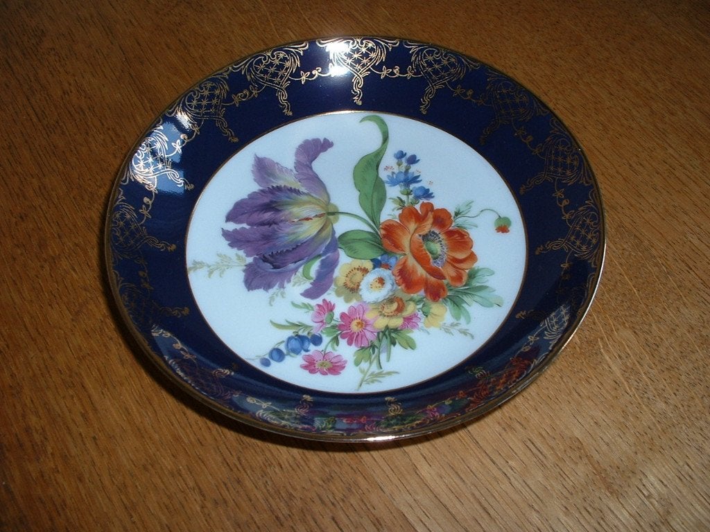 Schaaltje hand geschilderd, Ophalen, Porselein of Keramiek, Schaal, Rond