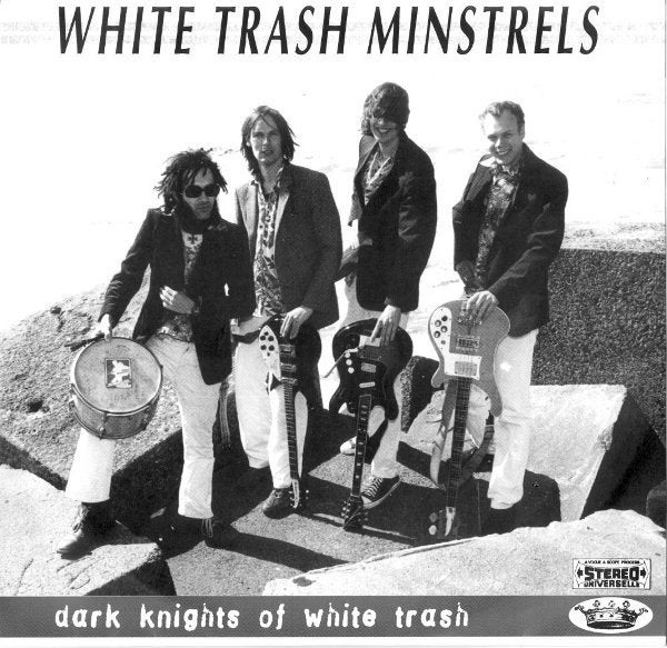 white trash minstrels/dark knights of white trash-surf/punk, Verzenden, Gebruikt, 10 inch, Punk Rock
