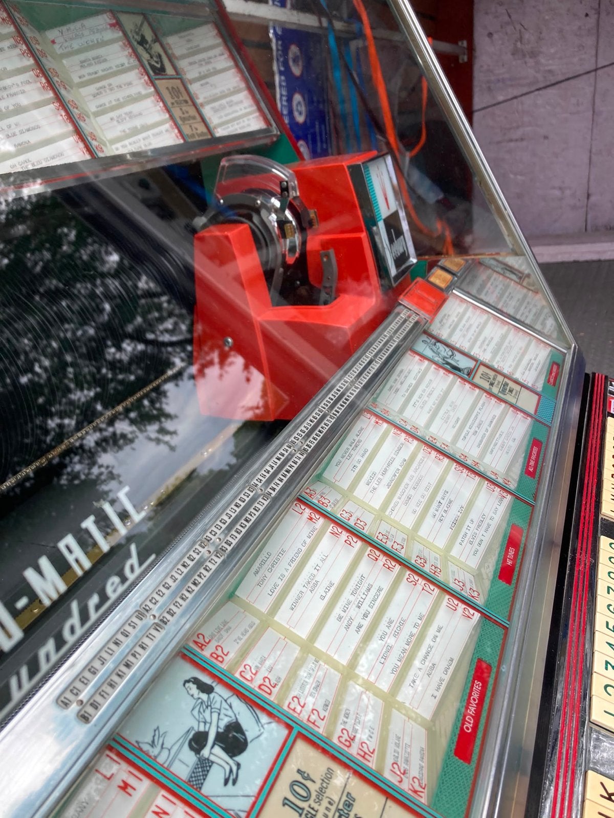 Gerestaureerde Seeburg 201 jukebox, Ophalen, Gebruikt, 1950 tot 1960, Seeburg