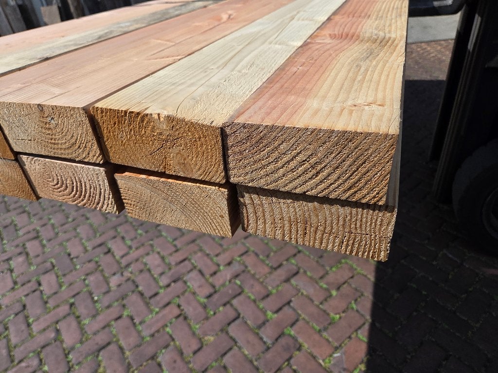 14 Douglas balken 6.5x14.5 cm / 4.00 m lang - nr: TB38, Ophalen, 250 cm of meer, Balken