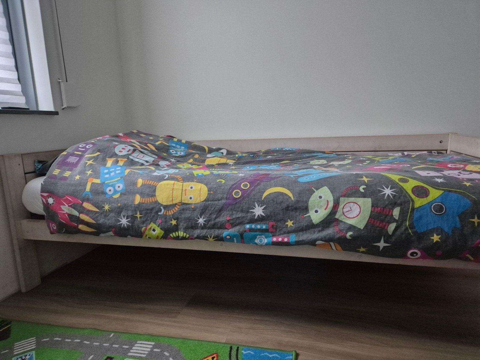 Lifetime basisbed whitewash, Ophalen, Gebruikt, 180 cm of meer, 85 tot 100 cm