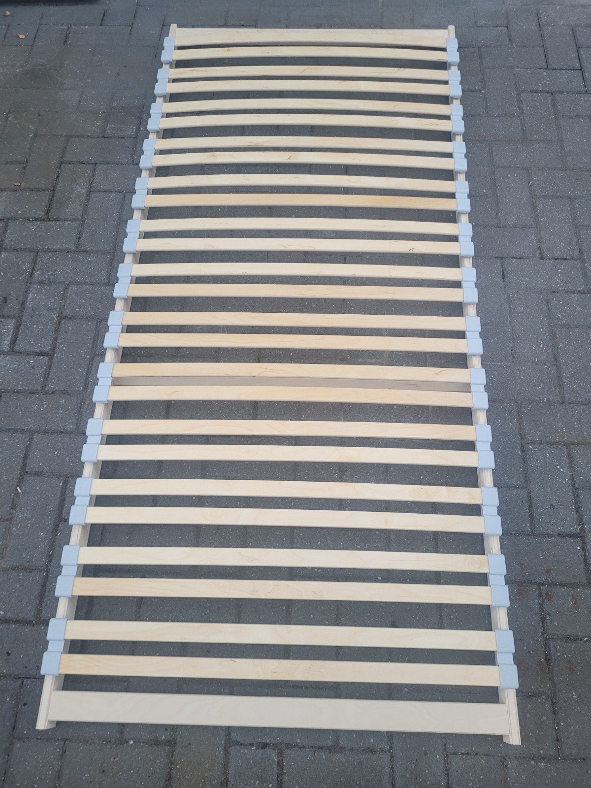 Jysk lattenbodem 90x200 cm - Zo goed als nieuw, Ophalen, 90 cm, Eenpersoons, Zo goed als nieuw
