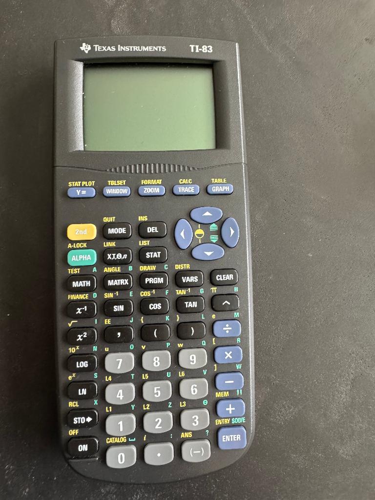 Texas Instruments TI-83 grafische rekenmachine, Diversen, Ophalen, Grafische rekenmachine, Zo goed als nieuw