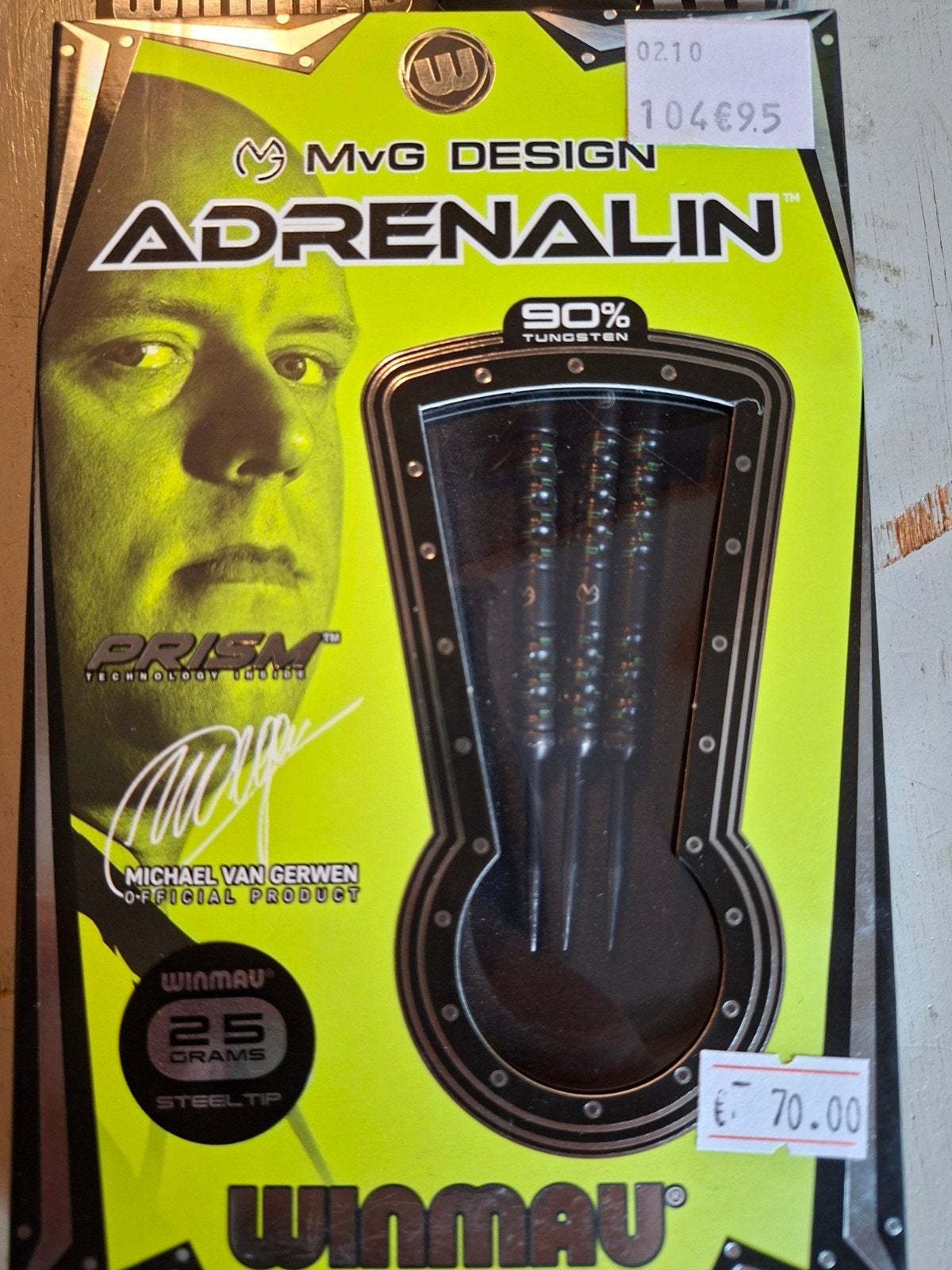 Winmau Joe Cullen 25 gram Steeltip Dartpijlen, Sport en Fitness, Darts, Ophalen of Verzenden, Zo goed als nieuw, Pijlen
