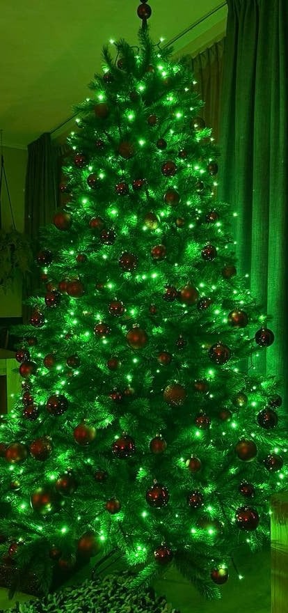 Kunst kerstboom romagne blauwspar 2,30 meter, Ophalen of Verzenden, Zo goed als nieuw