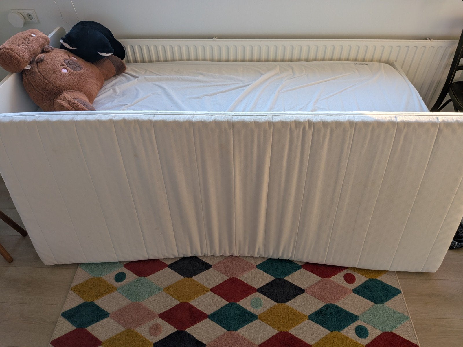 IKEA MOSHULT Matras - Gebruikt met kleine vlekjes, Ophalen, Gebruikt, Eenpersoons, 80 cm