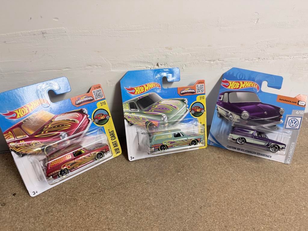 Hot Wheels Volkswagen modelauto's, Hobby en Vrije tijd, Modelauto's | Overige schalen, Ophalen of Verzenden, Nieuw, Auto