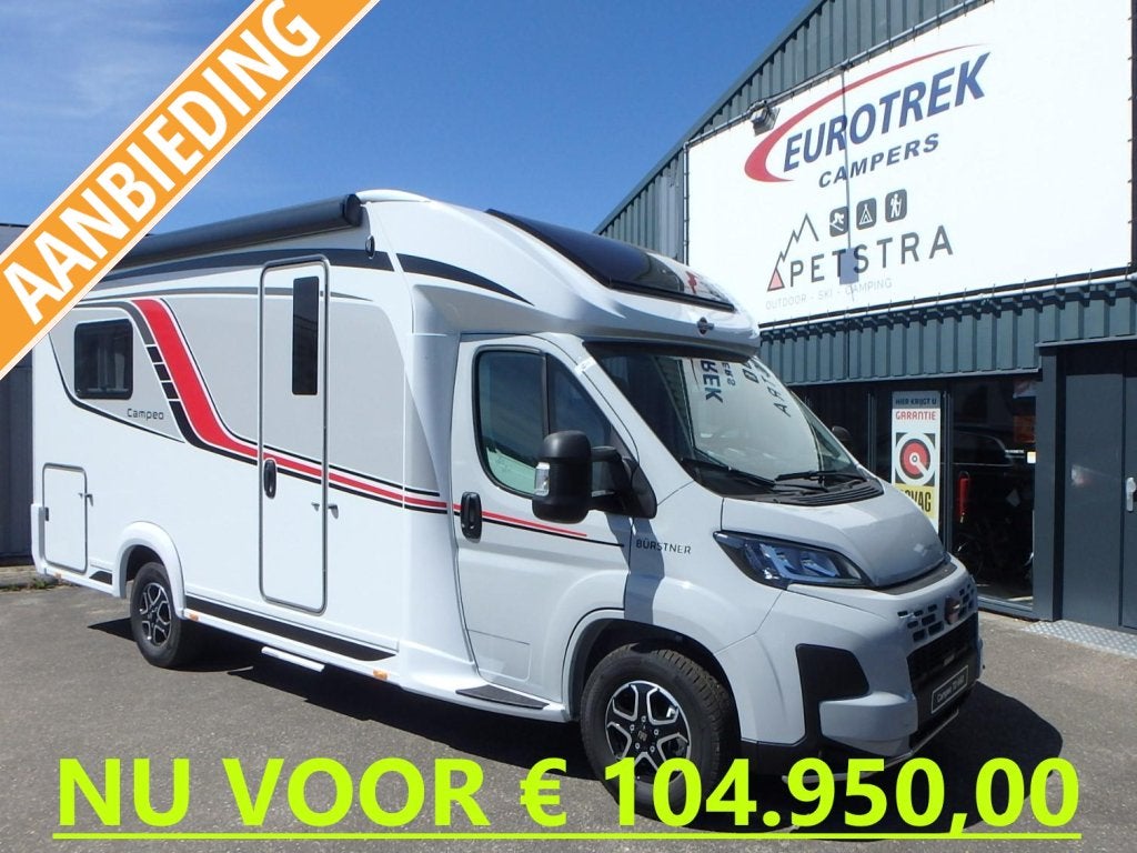 Bürstner Campeo TD 660 NU VOOR € 104.950,0, Automaat, Fiat, ABS, 6 tot 7 meter