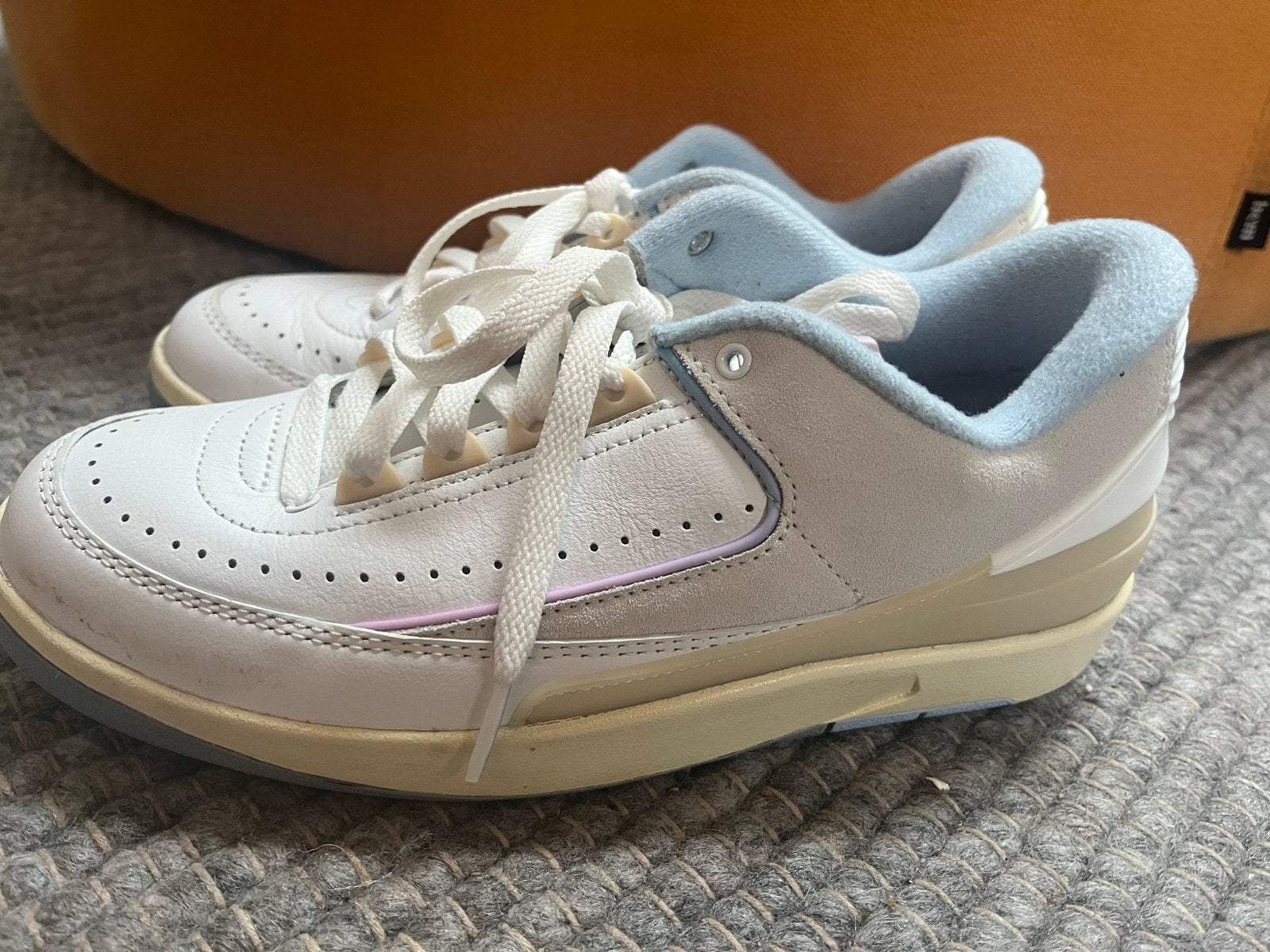 Nike Air Jordan 2 Low x Off-White - Dames Sneakers, Wit, Ophalen of Verzenden, Sneakers of Gympen, Zo goed als nieuw