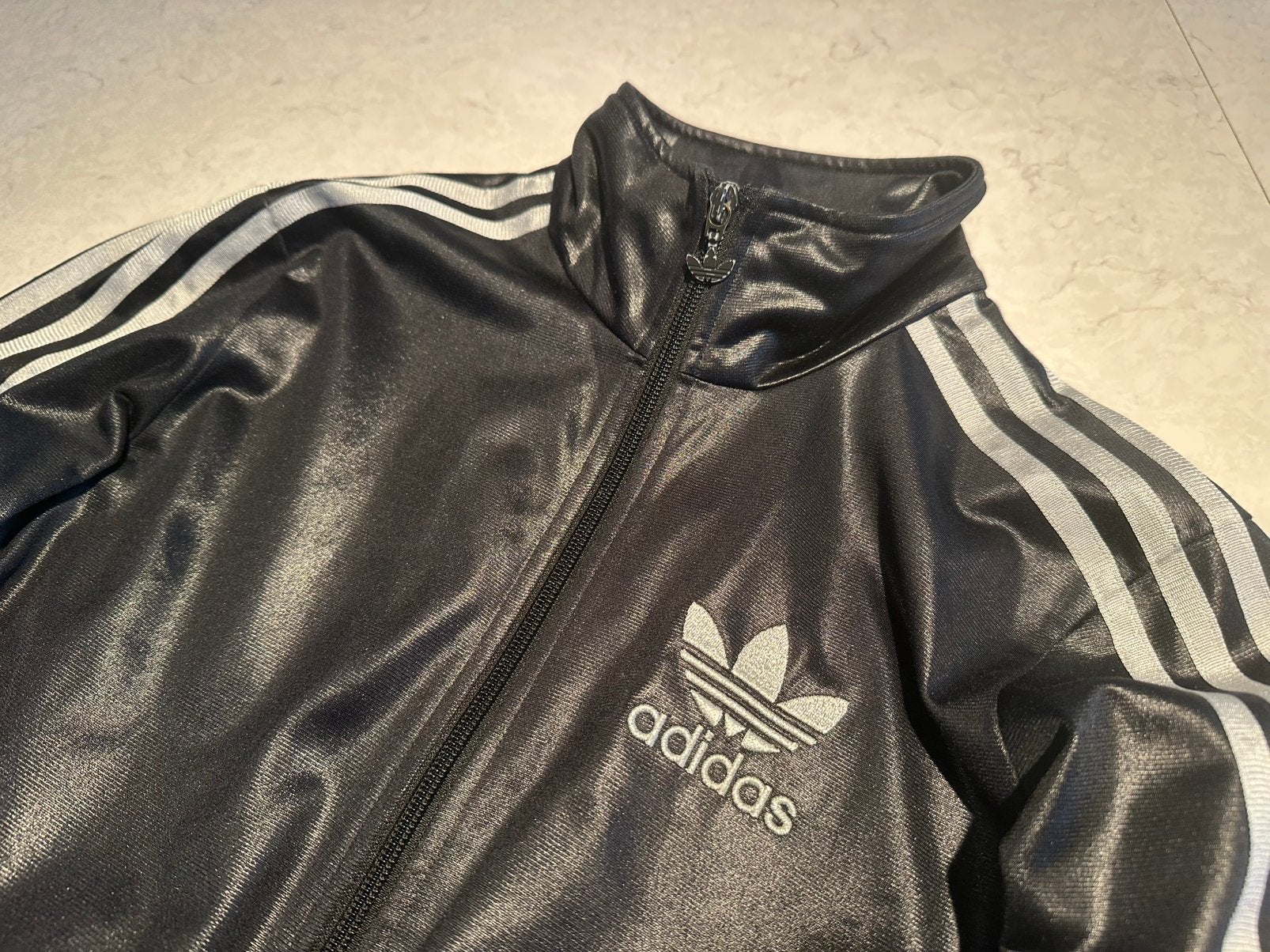 Adidas chile 62 jack, Zwart, Ophalen of Verzenden, Gedragen, Algemeen