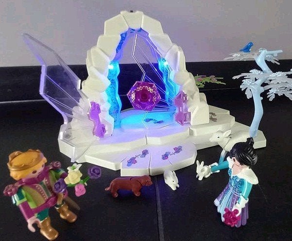 Playmobil Magic 9471 IJskristalgrot met verlichting, Ophalen of Verzenden, Zo goed als nieuw