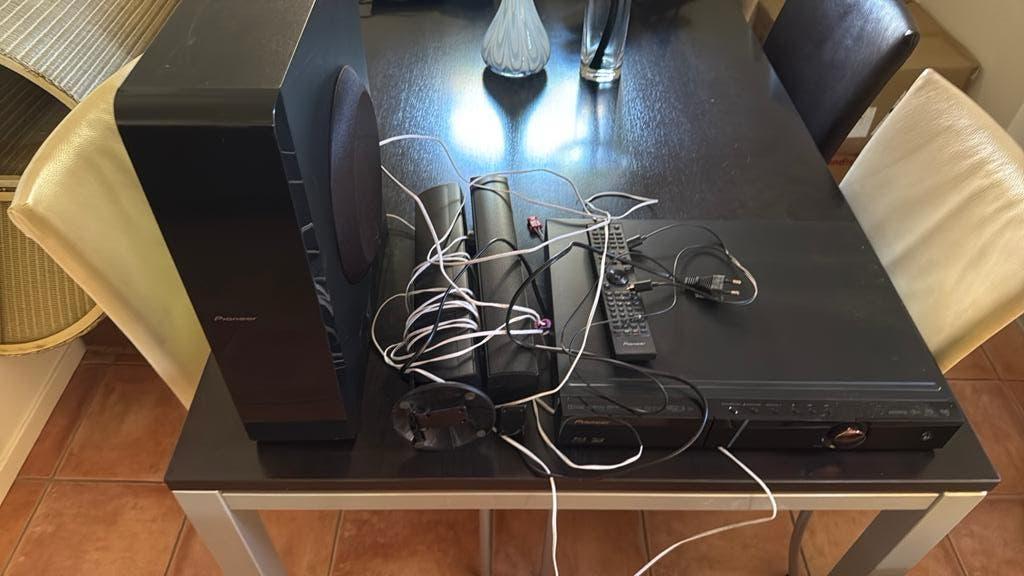 Pioneer blue rayspeler + Surround set, Ophalen, Blu-ray-speler, Zo goed als nieuw, 40 tot 70 watt
