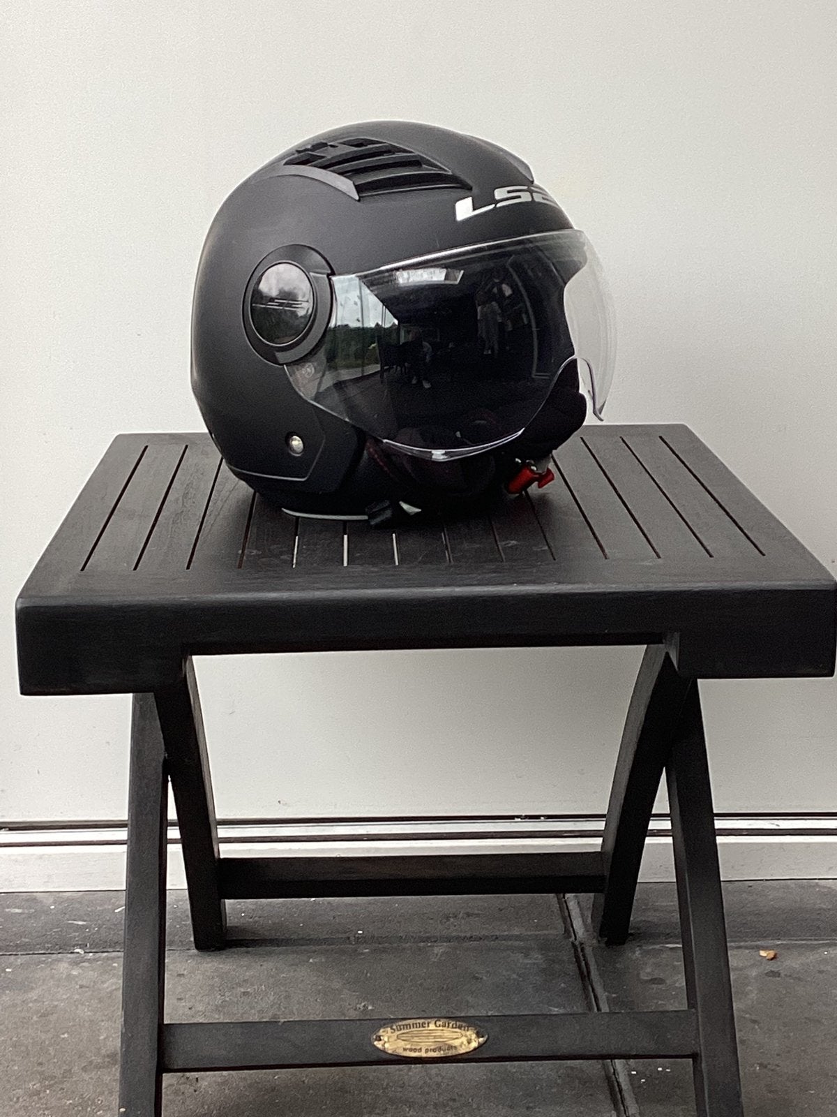Te koop: LS2 Airflow scooterhelm XL, Fietsen en Brommers, Brommerhelmen, Ophalen, Zo goed als nieuw, Extra large of groter