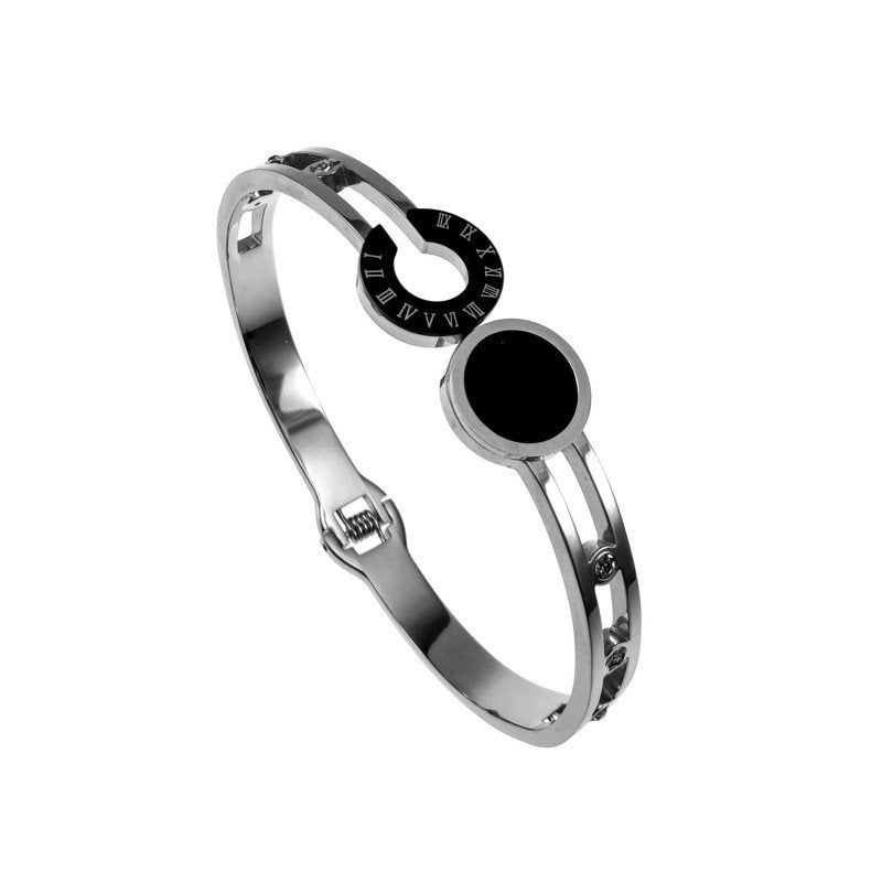 16 -18cm Bangle Armband Dames Gepolijst RVS Stijve Armband, Staal, Birgitta-Gracht 33, 6465 EL Kerkrade, Nederland, Verzenden