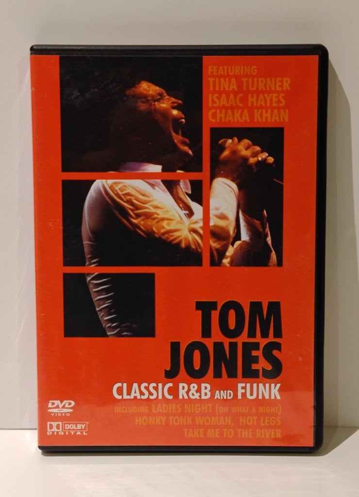 Tom Jones Classic R&B and Funk 160 min Live‑dvd met Duetten, Alle leeftijden, Ophalen of Verzenden, Zo goed als nieuw, Overige typen