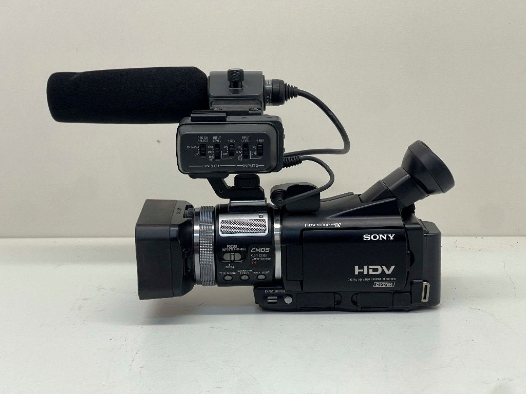 SONY HVR-A1E Semi-Pro HDV/Mini DV camcorder met veel extras, Jvc, N, Sony, Geheugenkaart