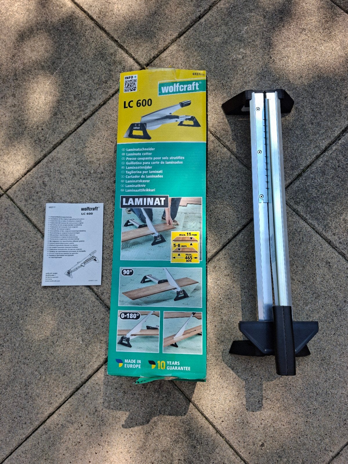 Wolfcraft LC 600 laminaatsnijder – 1x gebruikt – z.g.a.n., Ophalen, Zo goed als nieuw