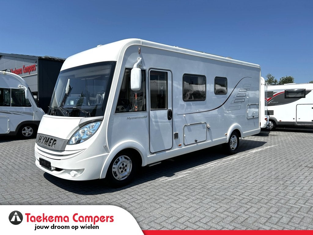 Hymer B594 Dwarsbed/Hefbed/2011/6.9M/Euro-4/Airco/4.250kg, Integraal, Fiat, 6 tot 7 meter, Bedrijf