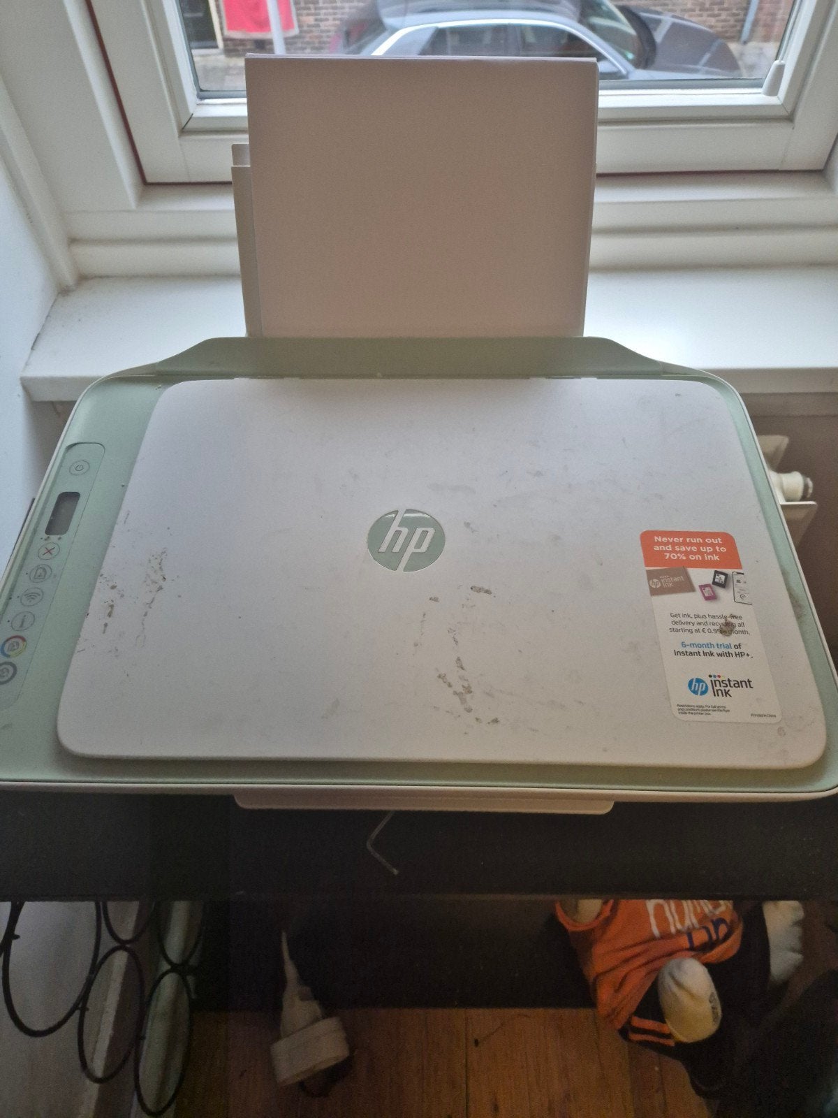 HP DeskJet 2720e All-in-One Printer met nieuwe cartridges, Ophalen, Kleur printen, Gebruikt, Inkjetprinter