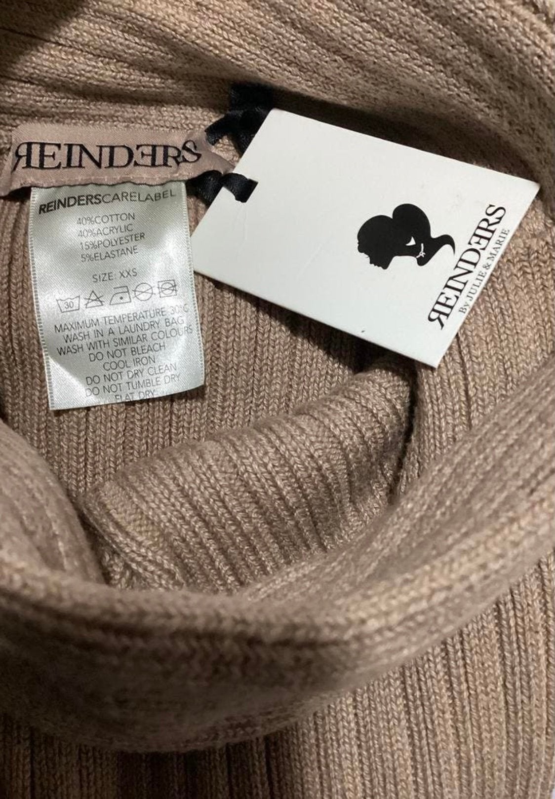 REINDERS NIEUWE KOURTNEY KNIT(lange rok)MAAT XXS BEIGE MOOI, Beige, Nieuw, Ophalen of Verzenden, Maat 34 (XS) of kleiner