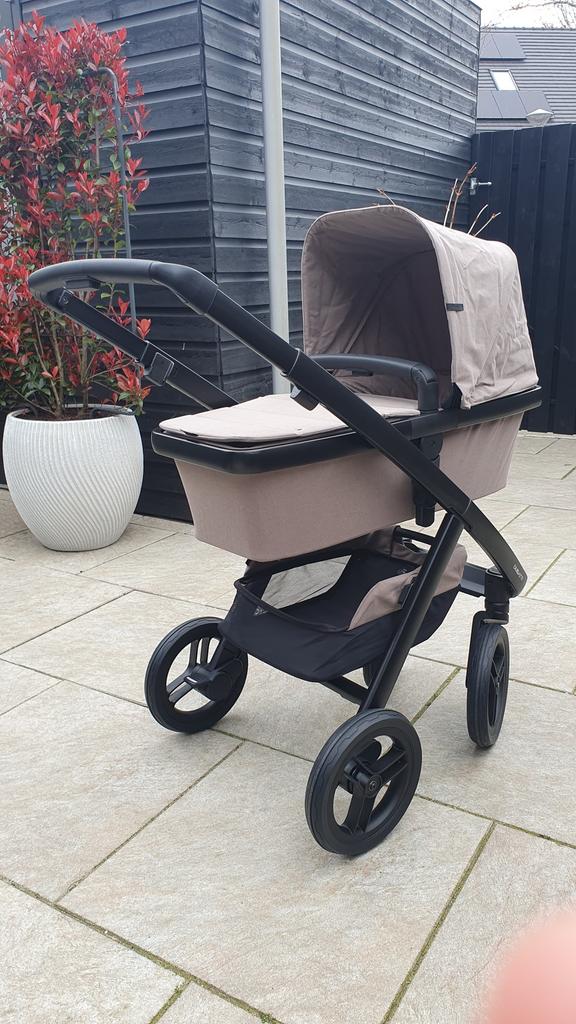 Dubatti two taupe 2 in 1, Combiwagen, Ophalen, Overige merken, Verstelbare duwstang