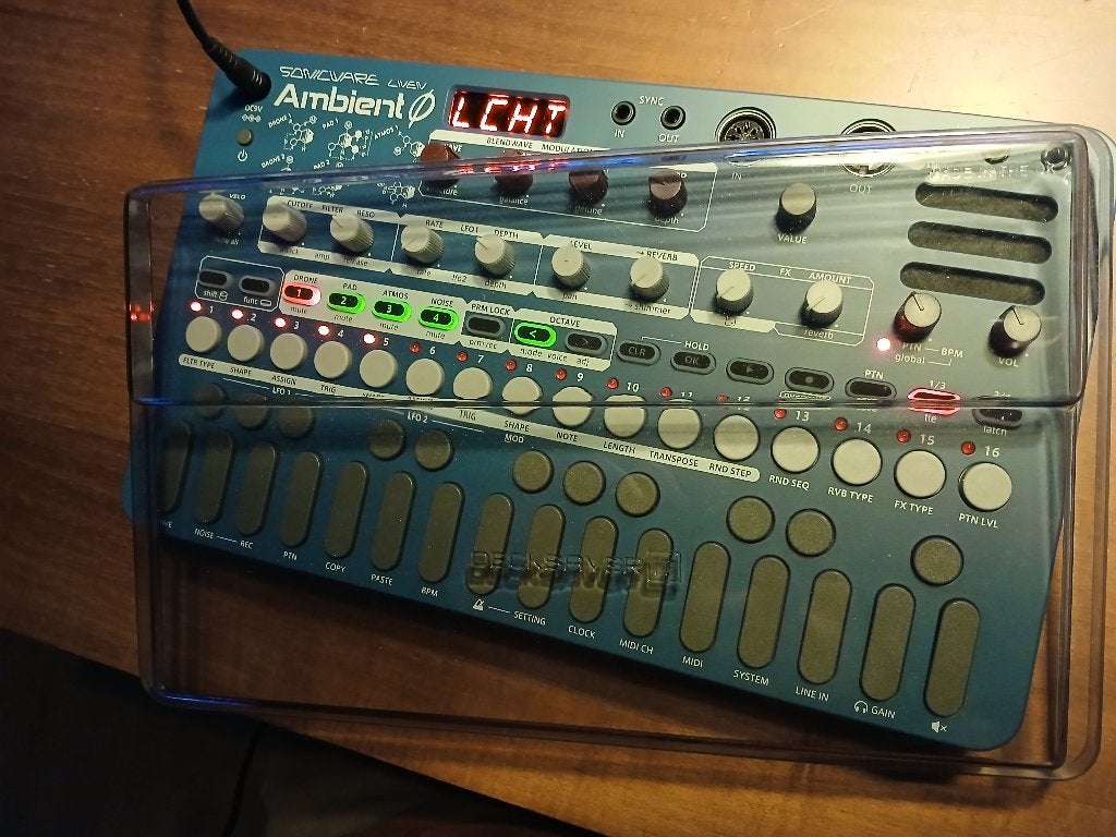 Sonicware Live Ambient + Decksaver, Overige merken, Verzenden, Overige aantallen, Zo goed als nieuw