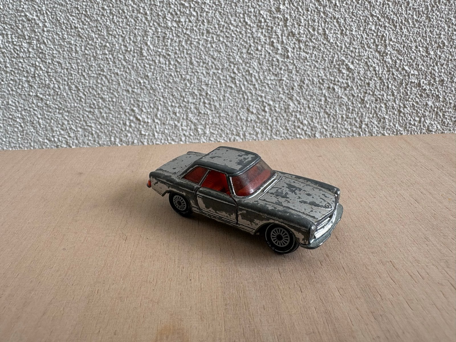 Siku Mercedes 280 SL (1017) - Zilverkleurig, ca. 1982, Ophalen of Verzenden, Gebruikt