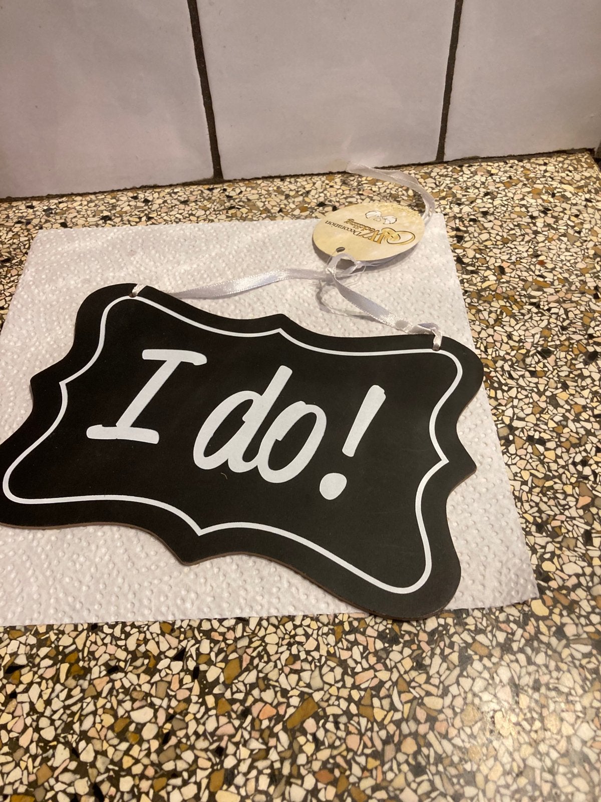 Bordje I do, Ophalen of Verzenden, Versiering