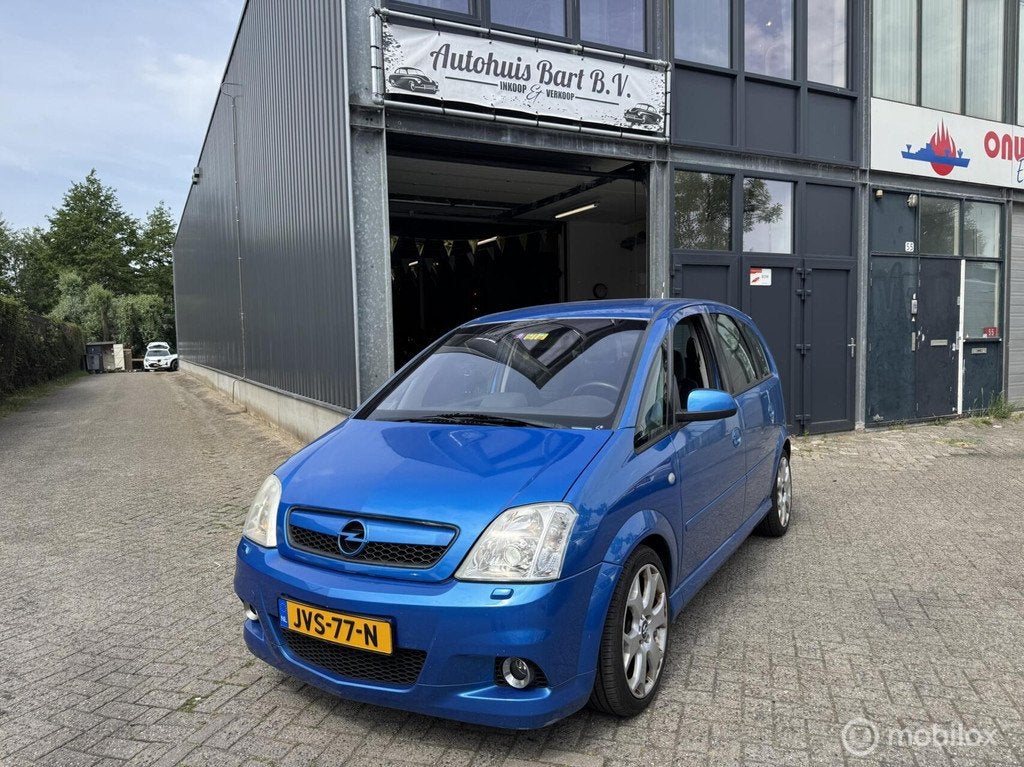 Opel Meriva 1.6 OPC Airco! Sportvelgen! APK! NAP Rapport!, Gebruikt, Zwart, Leder, Bedrijf