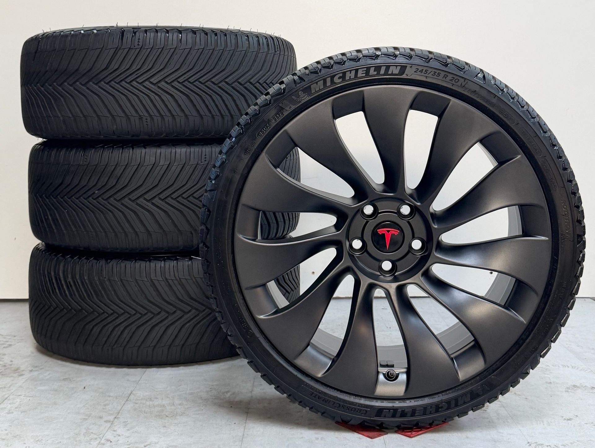 Tesla Model 3 20 inch UberTurbine velgen Origineel Schdevrij, Auto-onderdelen, Gebruikt, -, -, Banden en Velgen