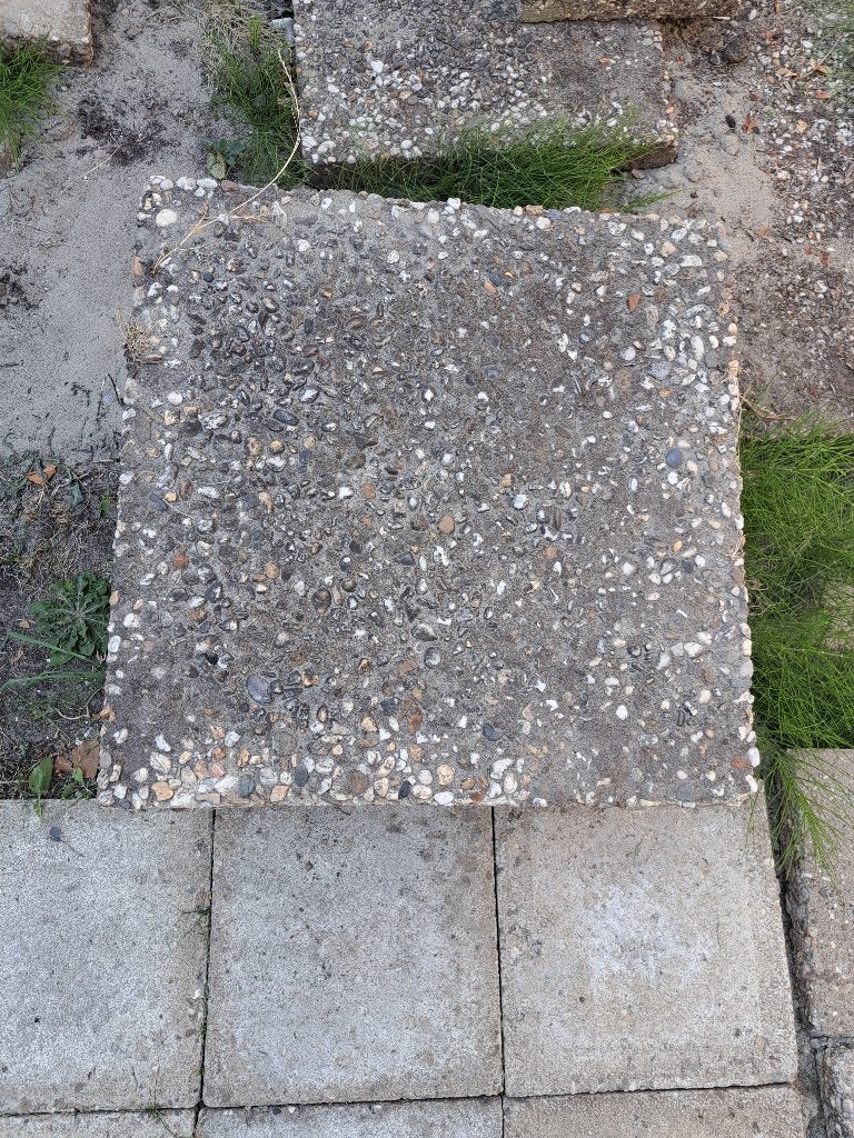 Gratis grintegels, Tuin en Terras, Ophalen, Gebruikt, 5 tot 10 m², Beton