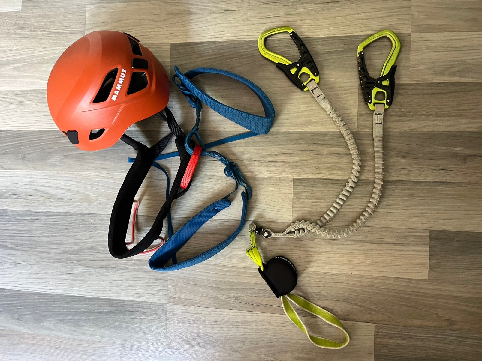 Klimgordel, klimset, klettersteigset, via ferrata, Sport en Fitness, Ophalen, Klimsport-accessoire
