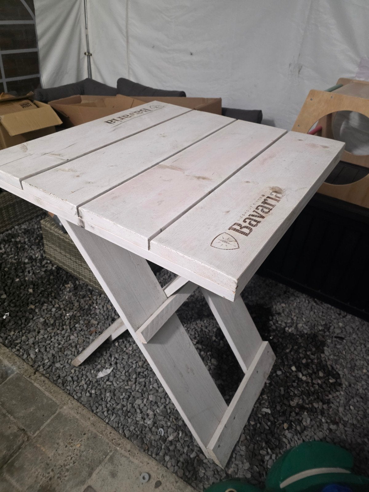 Inklapbare Bavaria tafel - ideaal voor mancave, Ophalen, Gebruikt