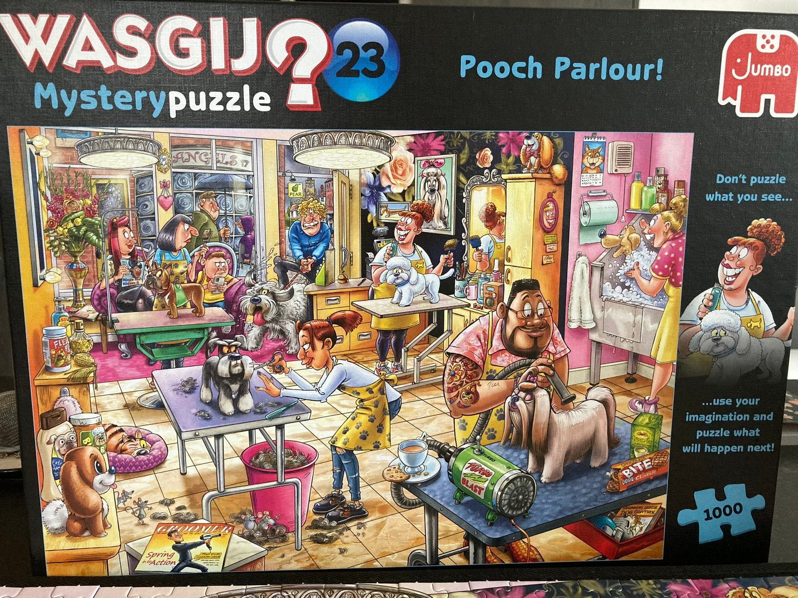Wasgij puzzel 1000 stukjes, Ophalen, 500 t/m 1500 stukjes, Zo goed als nieuw