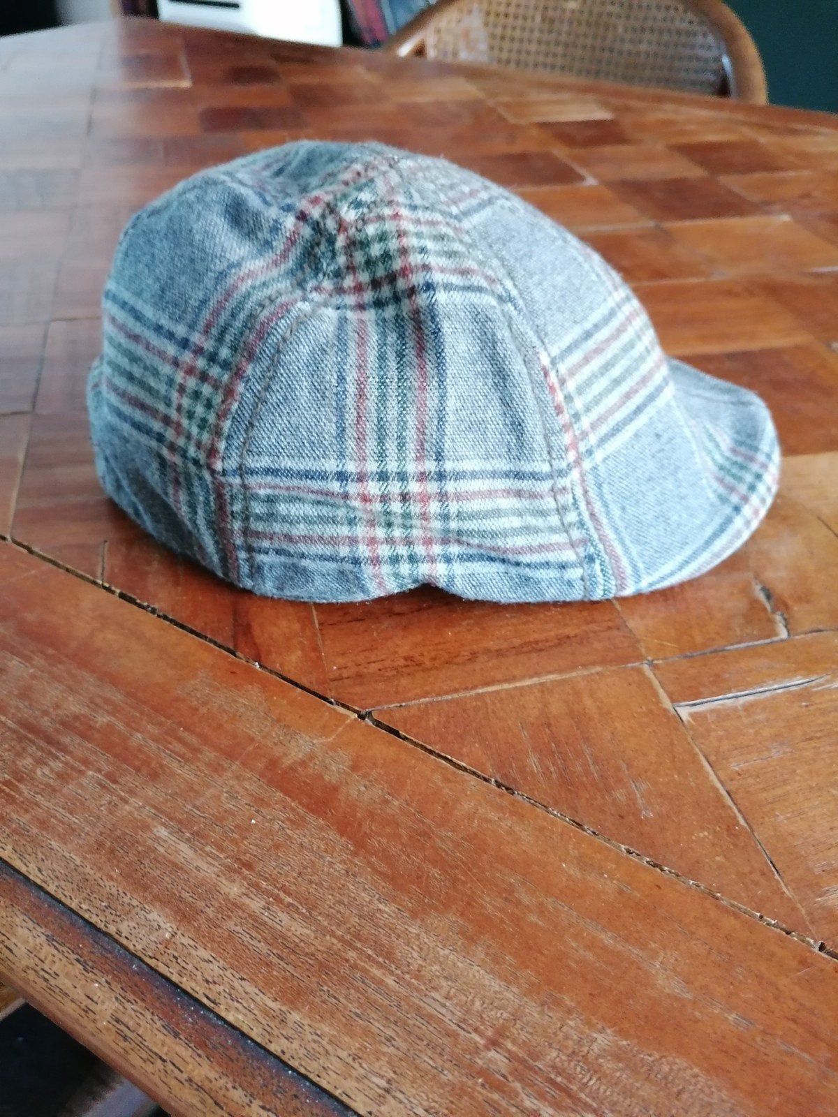 Stetson Duckcap blauw met wit rode strepen maat 56/57, Ophalen, Gedragen, One size fits all