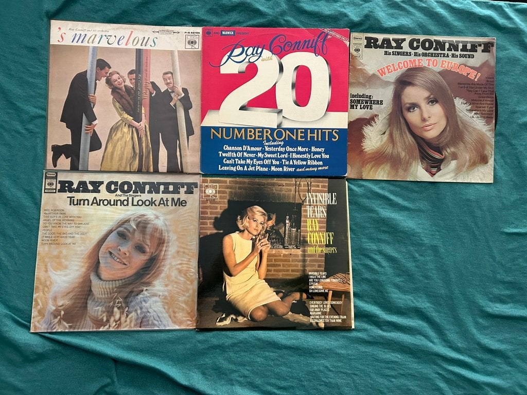 5 LP's Ray Conniff (ook per stuk te koop), LP, Gebruikt, Pop, Ophalen of Verzenden