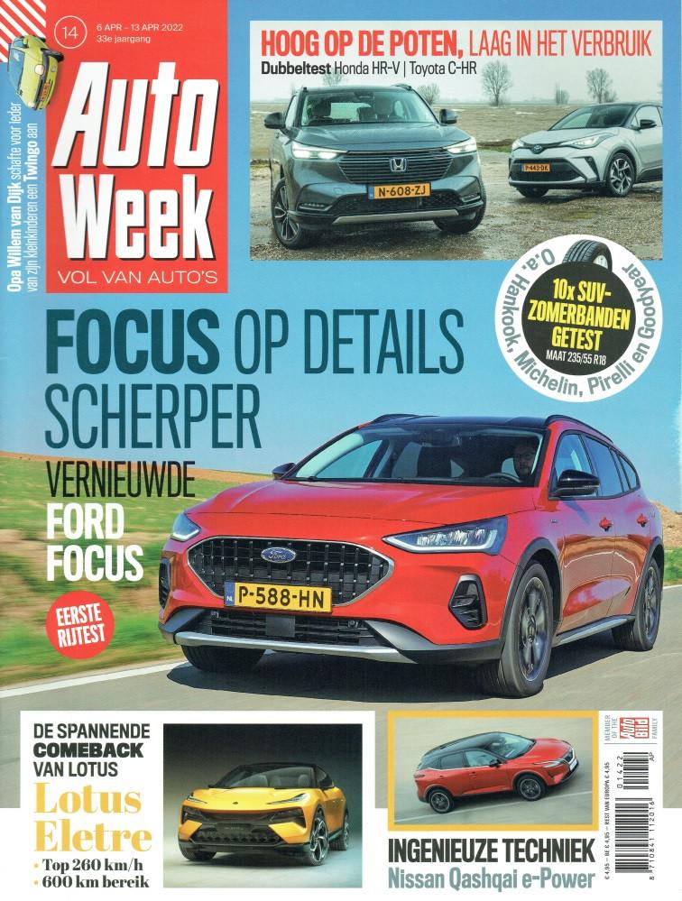 Autoweek 2022 nr. 14 (o.a. Honda HR-V & Toyota C-HR), Verzenden, Gelezen, Algemeen