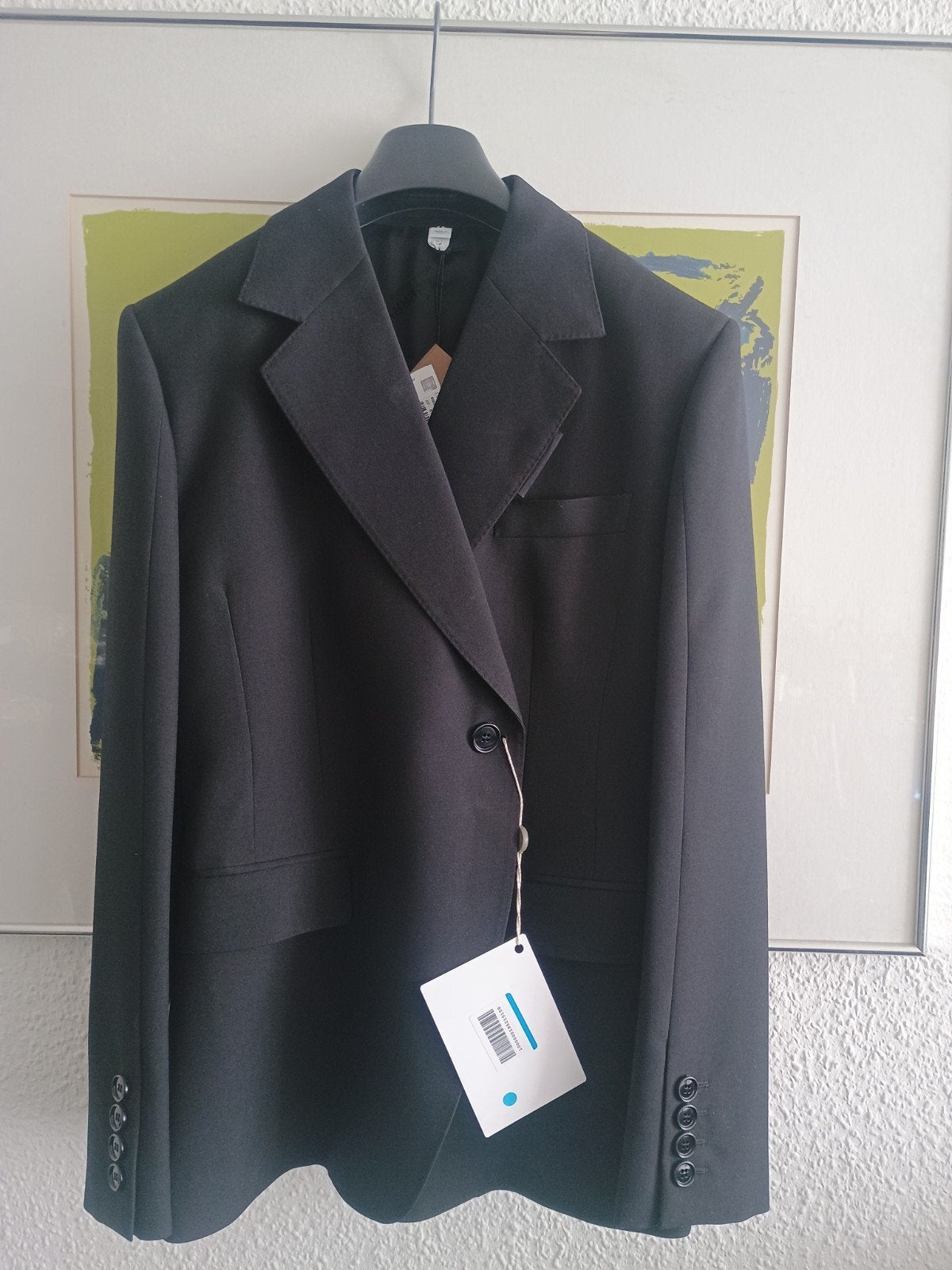 Burberry dames blazer IT40/S, Verzenden, Zwart, Nieuw, Burberry