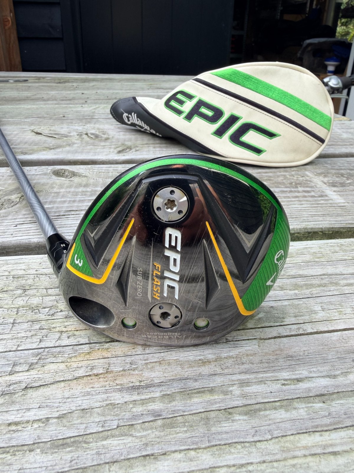 Callaway Epic Sub Zero 3 Wood - Even Flow stiff Shaft, Ophalen of Verzenden, Gebruikt, Club, Callaway