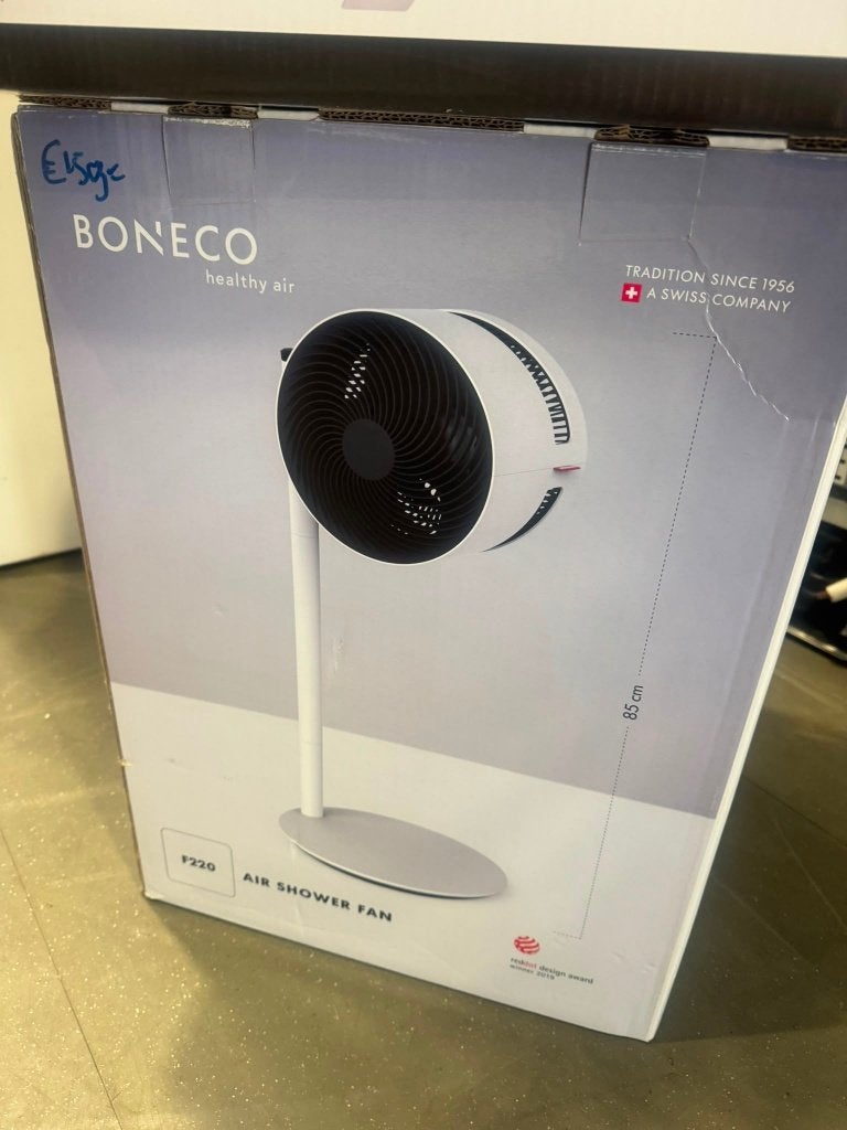 boneco Healthy air shower f220, Witgoed en Apparatuur, Ventilatoren, Nieuw, Statiefventilator, Ophalen of Verzenden