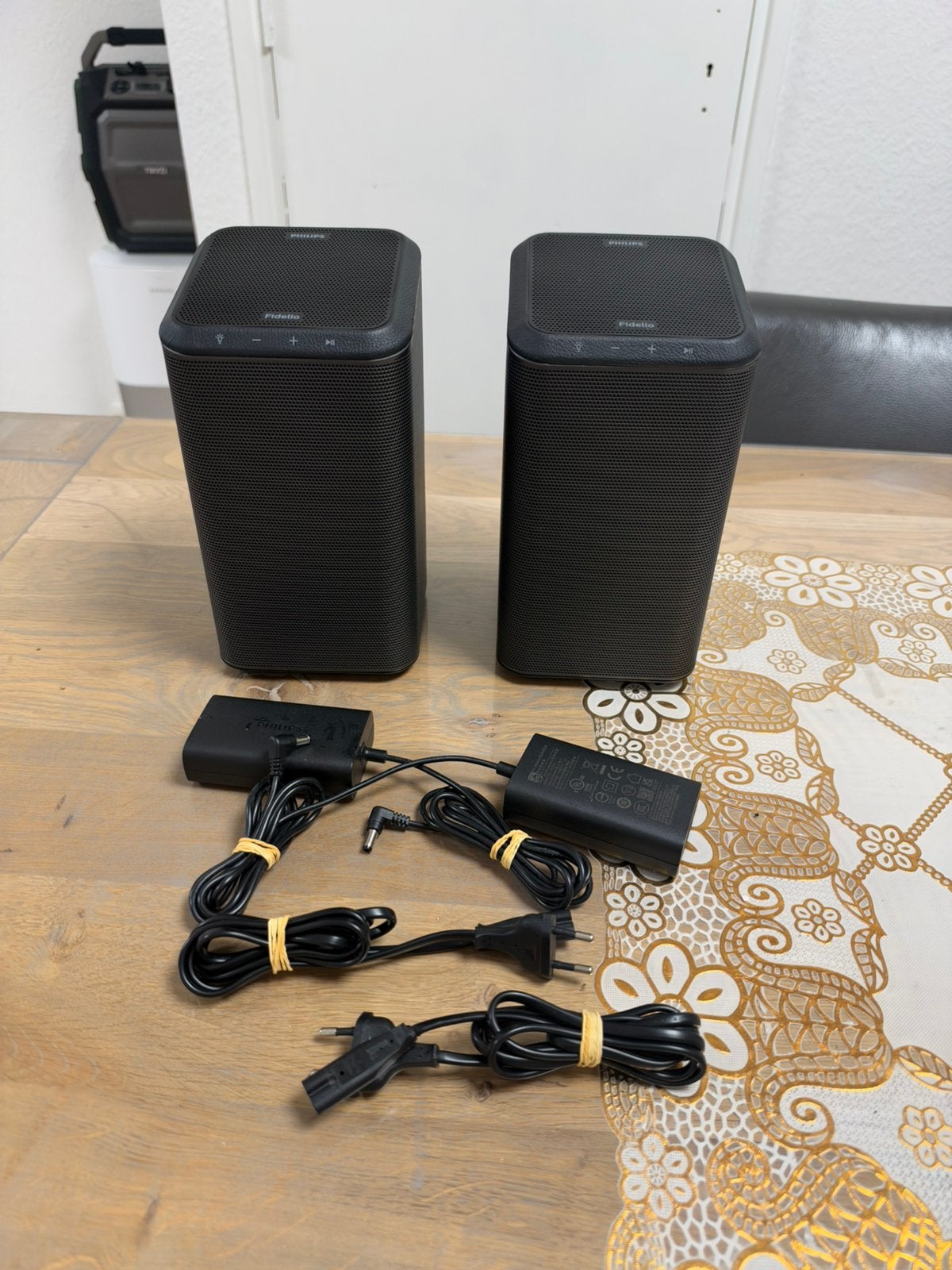 philips fidelio fs1 surround speakers wifi bluetooth, Ophalen of Verzenden, Zo goed als nieuw, Minder dan 60 watt, Philips