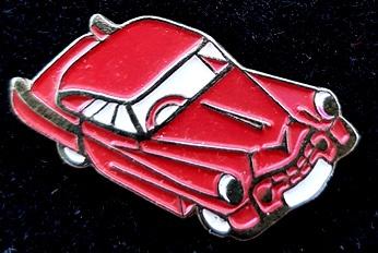 Tucker auto pin-rood gelakt, Verzenden, Nieuw, Overige merken