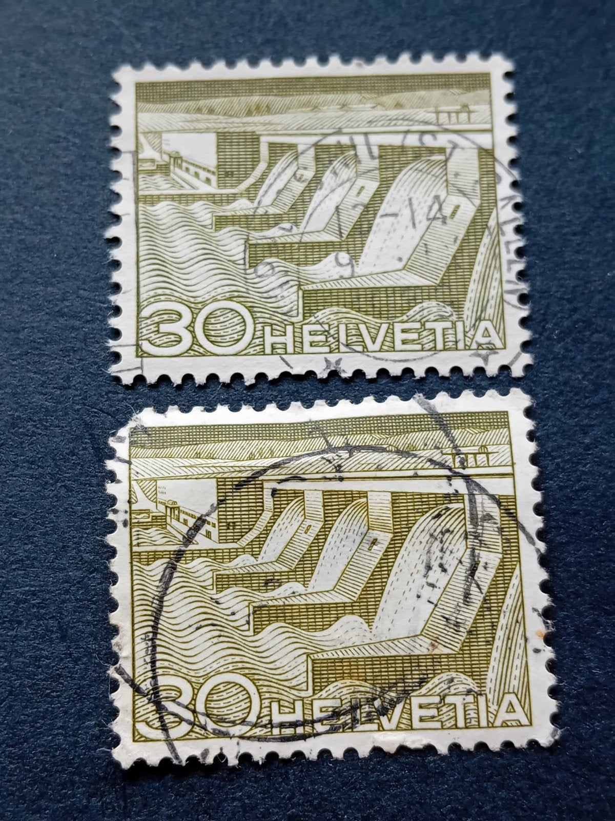 Zwitserse postzegels 30 HELVETIA - Gestempeld, Ophalen of Verzenden, Overige landen