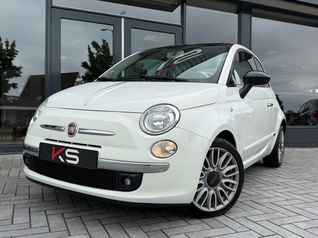 Fiat 500 1.2 Cult Pano Digital Climate Leder Pdc, Gebruikt, 1242 cc, 4 cilinders, 840 kg